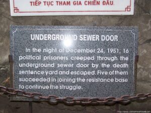 Hoa Lo Prison (Hanoi Hilton) sewer escape